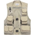 Gilet Techwear en Maille Multi-Poches Unisexe