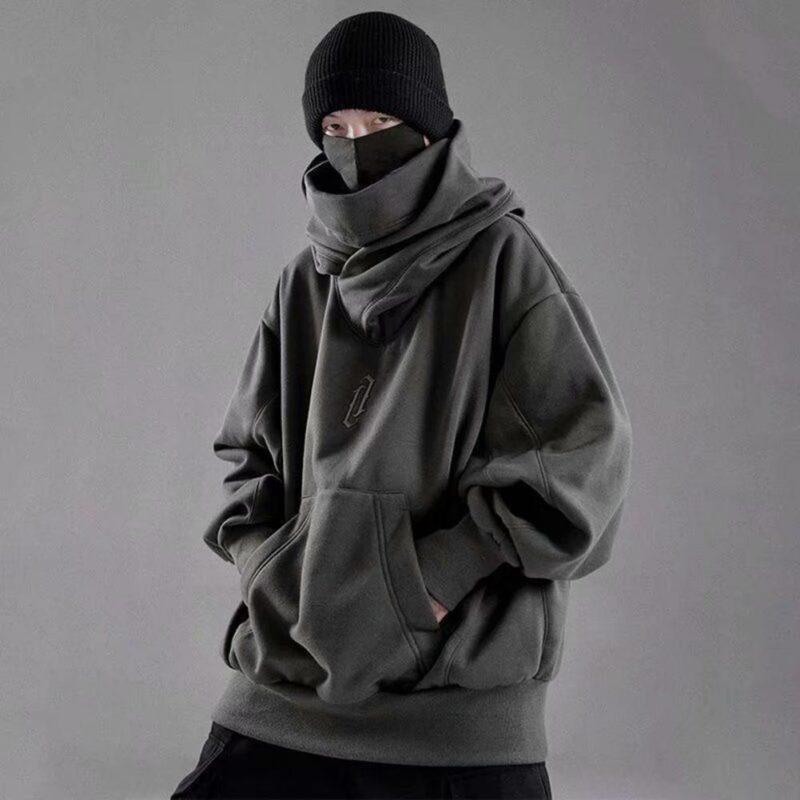 Sweat à Capuche Techwear en Polyester