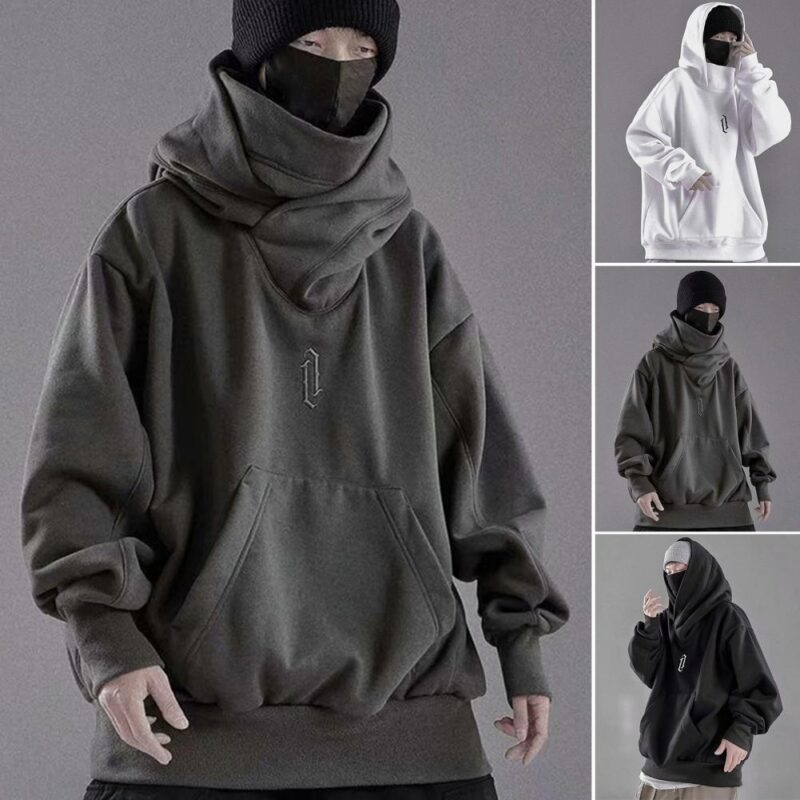 Sweat à Capuche Techwear en Polyester